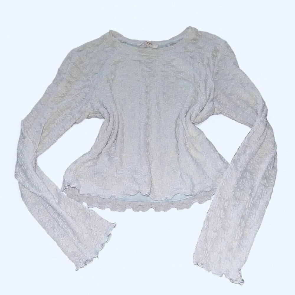 Light Blue Atelier By Kirious Long Sleeve Top